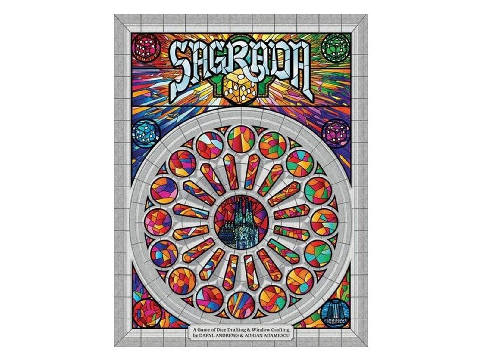 Sagrada – Brettspiel Von Flood Gate Games, Für 1-4 Spieler, Würfel- & Fensterbau-Spiel