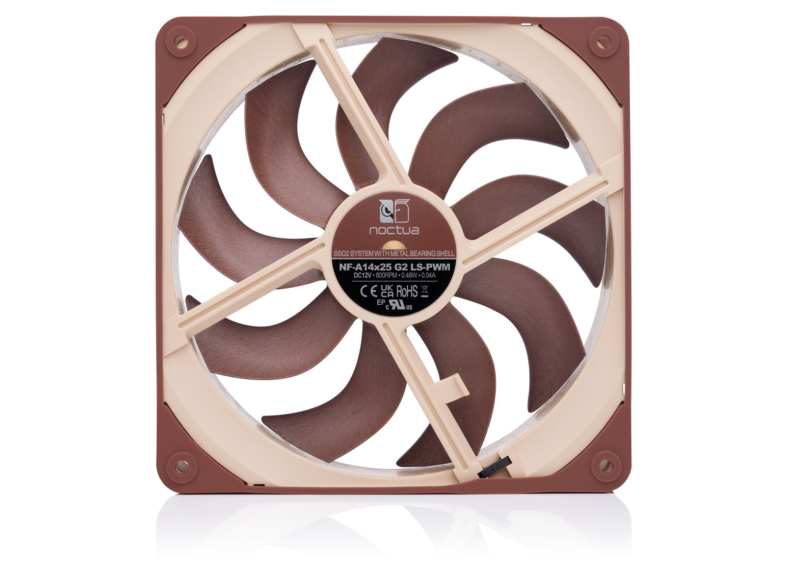 VENTILADOR 14CM NOCTUA NF-A14X25 G2 LS-PWM MARRON - miniatura 4