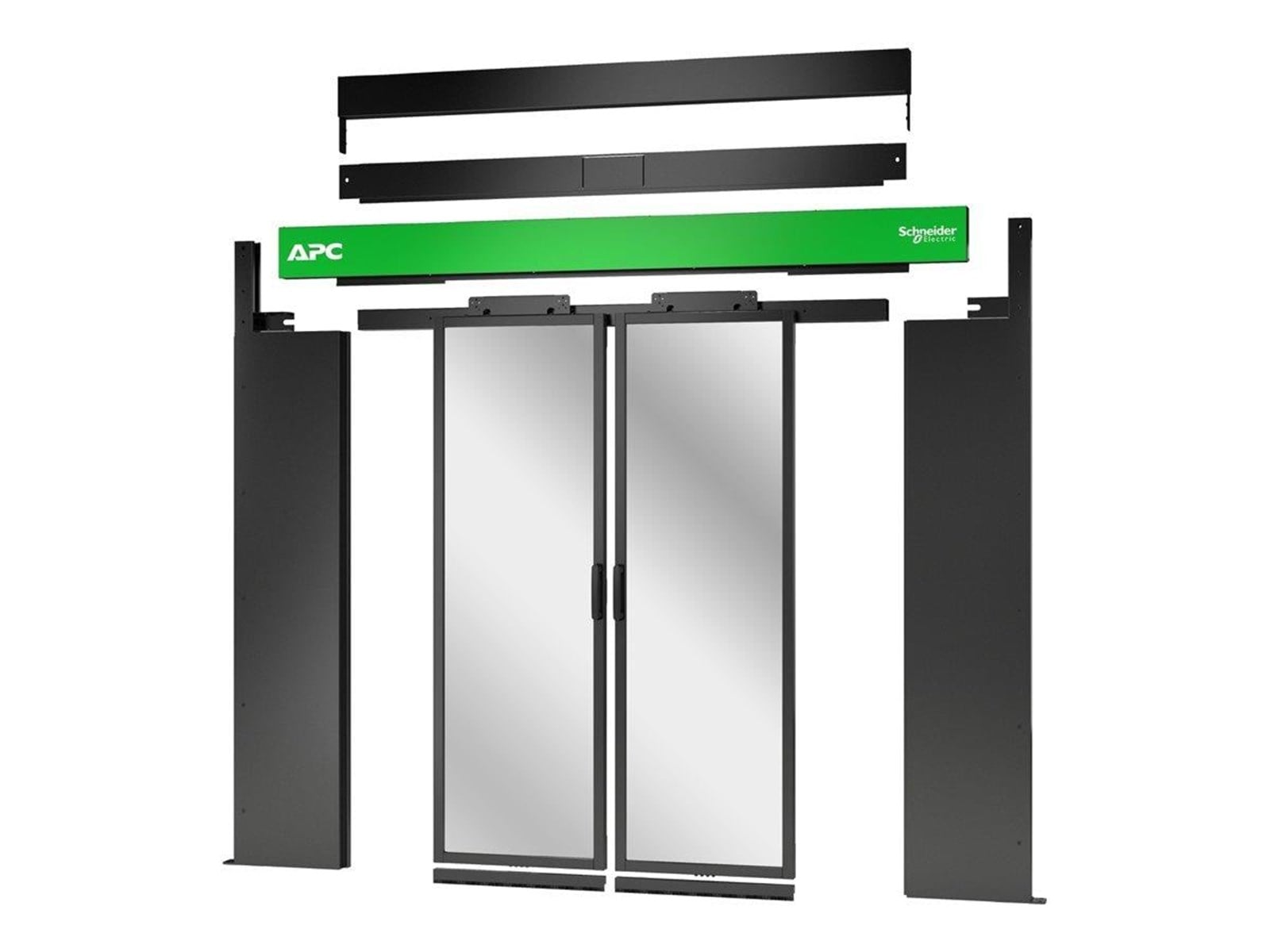 Apc Racking System APC NetShelter - rack cooling system aisle containment sliding door - dual