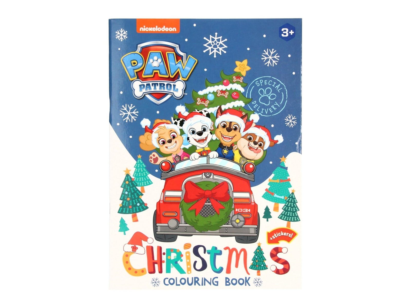 Model Colouring Books Paw Patrol Christmas Coloring Book PAW Patrol + Stickers | Billig