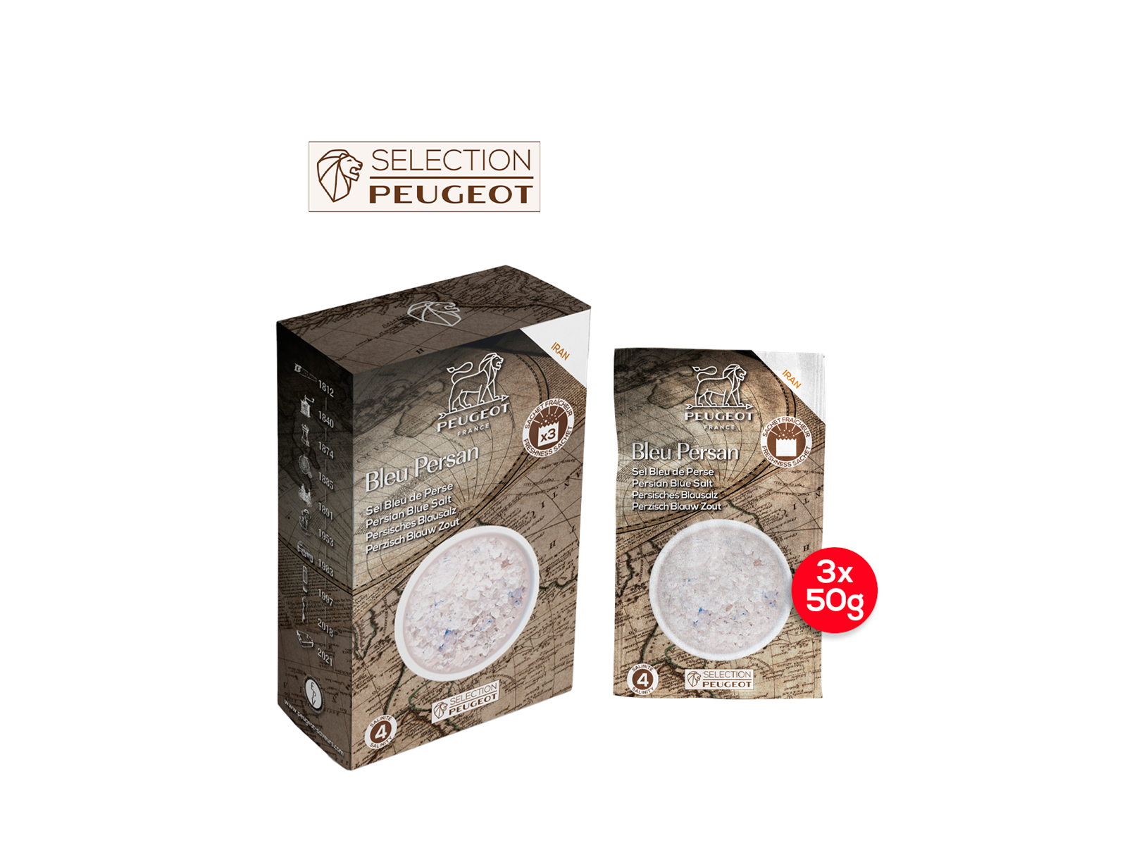 Peugeot Persian blue salt 150g | På lager | Billig