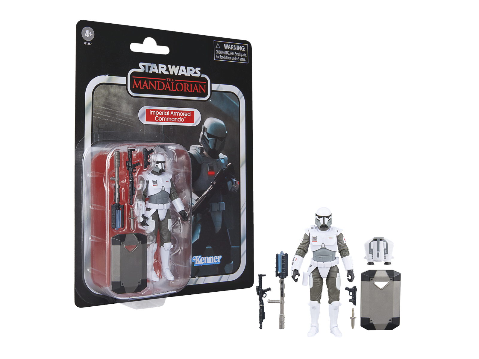 Star Wars The Vintage Collection Figurine de collection Commando blindé impérial Deluxe Star Wars : The Mandalorian 9,5 cm
