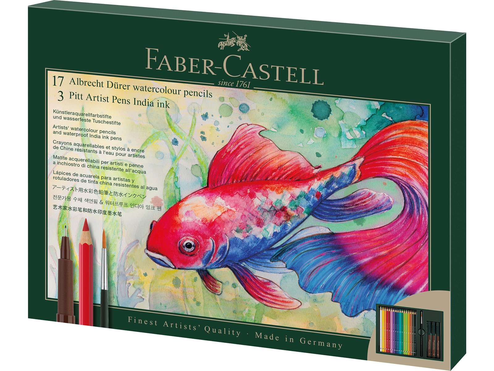 FaberCastell Set A. Dürer & Pitt Artist Pen 21x På