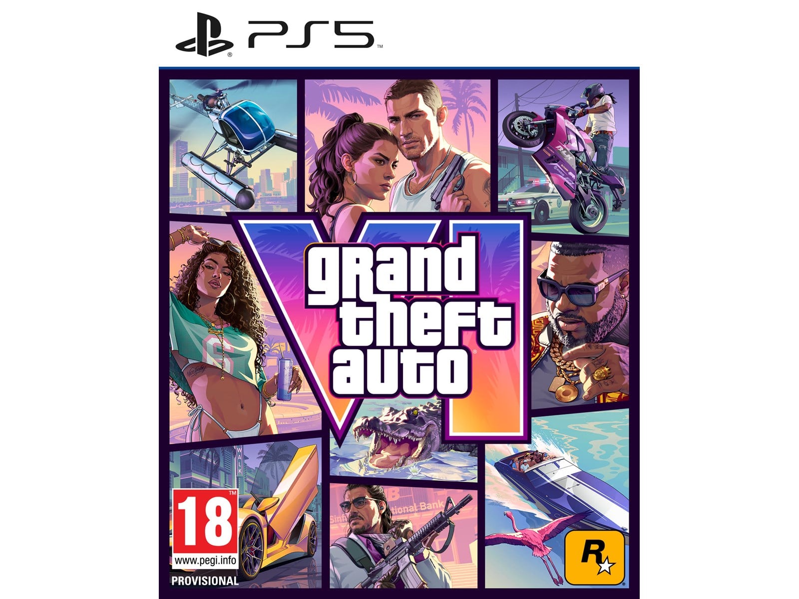 Grand Theft Auto VI til PlayStation 5 – GTA 6 PS5 spill fra Rockstar Games