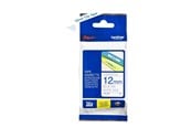 Papir, Fotopapir & Etiketter - Brother Tape brother 12 mm blue/white - TZ233