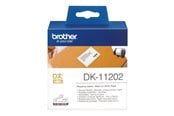 Papir, Fotopapir & Etiketter - Brother DK-11202 - Black On White - 62 x 100 mm 300 label(s) - DK-11202