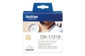Papir, Fotopapir & Etiketter - Brother DK11218 - Black on white - DK11218