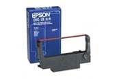 Printertilbehør blekk/toner - Epson Ribbon Black Red ERC-38 - Skriverbånd Rød - C43S015376
