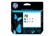 Printertilbehør blekk/toner - HP 70 Printhead Blue-Green - Skrivehode Cyan - C9408A