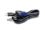 KVM-kabel - TRENDnet 1.8M USB KVM Cable TK CU06 - TK-CU06