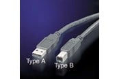 USB - Roline USB 2.0AB Cable - 3 meters - 11.02.8830-100