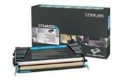 Printertilbehør blekk/toner - Lexmark C734A1CG Toner - Laser toner Cyan - C734A1CG