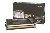 Printertilbehør blekk/toner - Lexmark C734A1KG Black Toner - Laser toner Svart - C734A1KG