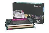 Printertilbehør blekk/toner - Lexmark C734A1MG Toner - Laser toner Rød - C734A1MG