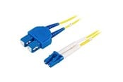 Nettverkskabel - Deltaco Fiberkabel LC - SC duplex 1m - LCSC-1S