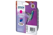 Printertilbehør blekk/toner - Epson T0803 - Magenta Ink - Blekkpatron Rød - C13T080340