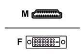 Diverse kabel - Digital Data Equip HDMI adapter HDMI-D - 118998