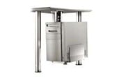 Kabinett tilbehør (kjølepasta mv.) - Neomounts PC Holder Højde:39-54cm Bredde:134-234mm - CPU-D200SILVER