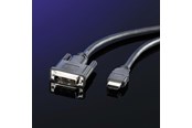 Skjermkabel - Roline DVI-D -> HDMI 5.0 Meter M/M - 11.04.5552-10