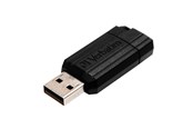 Minnepenn - Verbatim PinStripe - Svart - 8GB - Minnepenn - 49062