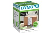 Papir, Fotopapir & Etiketter - DYMO LW ekstra store forsendelsesetiketter, 104mm x 159mm, Ruller med 220 stk., sort på hvit - S0904980