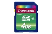 Minnekort - Transcend SDHC Std Class 4 - 4GB - TS4GSDHC4
