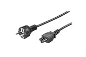 Strømkabel (intern) - Pro Strømkabel C5 (Mickey Mouse) - Svart - Rett - 2 m - PC-C5S-2M-B
