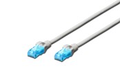 Nettverkskabel - DIGITUS CAT 5e U-UTP Patch Cord - 2m - Grå - 2m - DK-1511-020