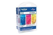 Printertilbehør blekk/toner - Brother LC 1100 Rainbow Pack - Laser toner Cyan - LC1100RBWBPDR