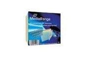 Lagrings-tilbehør - MediaRange Retail-Pack CD-Soft-Slimcase Color (5x4) - BOX37
