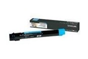 Printertilbehør blekk/toner - Lexmark C950X2CG Toner - Laser toner Cyan - C950X2CG