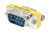 Parallell/seriell kabel - StarTech.com Slimline seriel gender changer - GC9SM