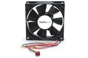 Kabinettvifte - StarTech.com 80x25mm Dual Ball Bearing Computer Case Fan w/ TX3 Connector - Kabinettvifte - 80mm - Svart - FANBOX2