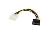 Strømkabel (intern) - StarTech.com 6in 4 Pin LP4 to SATA Power Cable Adapter - SATAPOWADAP