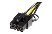 Strømkabel (intern) - StarTech.com PCI Express 6 pin to 8 pin Power Adapter Cable - strømkabel - PCIEX68ADAP