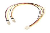 Strømkabel (ekstern) - StarTech.com TX3 Fan Power Splitter Cable - splitter til blæser - TX3SPLIT12