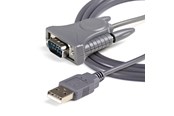 Nettverksadapter - StarTech.com ICUSB232DB25 USB to RS232 DB9/DB25 Serial Adapter Cable - M/M - ICUSB232DB25