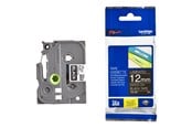 Papir, Fotopapir & Etiketter - Brother TZe335 12mm (0.47") White on Black Label tape for P-Touch 8m - TZE335