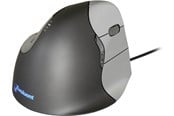 Mus - Ergonomic Solutions Evoluent Vertical Mouse 4 - Ergonomisk mus - Optisk - 6 - Grå - 440-VM04
