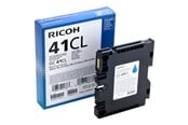 Printertilbehør blekk/toner - Ricoh GC 41CL - Blekkpatron Cyan - 405766