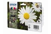Printertilbehør blekk/toner - Epson 18 Ink Cartridge Multi - CMYK - C13T18064010