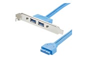 USB - StarTech.com 2 Port USB 3.0 A Female Slo - USB3SPLATE