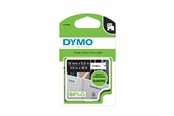 Papir, Fotopapir & Etiketter - DYMO D1 tape Permanent Polyester, 12mm x 5.5m rull, sort på hvit - S0718060