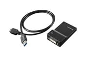 Skjermkabel - Lenovo USB 3.0 to DVI/VGA Monitor Adapter - 0B47072