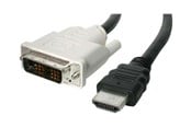 Skjermkabel - StarTech.com HDMI to DVI-D Cable - videokabel - HDMI / DVI - HDDVIMM1M