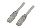 Nettverkskabel - Roline 1.0m CAT 5E UTP (grå) - 21.99.0501