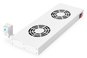 Rackskap - DIGITUS DN-19 FAN-2-HO - 1U Fan Unit - DN-19 FAN-2-HO