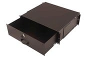 Rackskap - DIGITUS DN-19 KEY-3U-SW Keyboard Drawer & Document Storage for 483 mm (19") Cabinets - DN-19 KEY-3U-SW