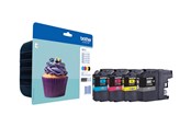 Printertilbehør blekk/toner - Brother LC123VALBP / LC 123VALBP 4-Pack High Capacity - Blekkpatron Cyan - LC123VALBPDR