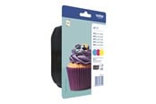 Printertilbehør blekk/toner - Brother LC123RBWBP / LC 123RBWBP 3-Pack Ink - Blekkpatron Cyan - LC123RBWBPDR